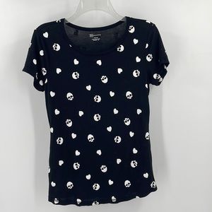 NO BOUNDARIES Aesthetic skull shirt (M)